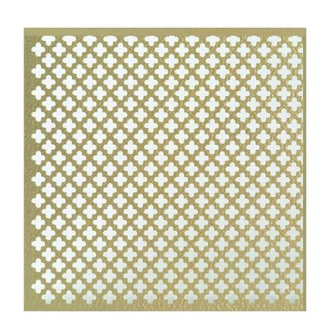 cloverleaf sheet metal|cloverleaf aluminum sheet in brass.